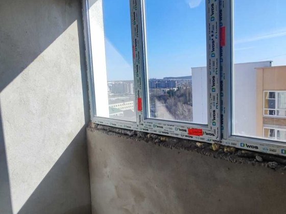 42977 БАЛКОН, панорамні вікна — 1-кімнатна 48 м², Виставка, ЖК Європейський Хмельницький