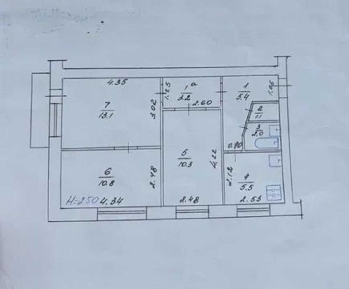 Впродажу 3к квартира з розпочатим ремонтом - фото 1
