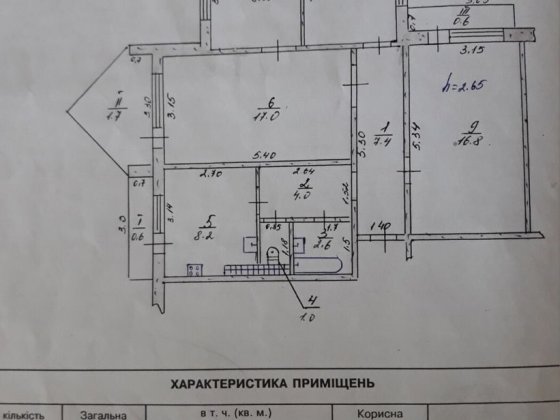 Продам 4-х комнатную квартиру на 4-м Таврическом Херсон