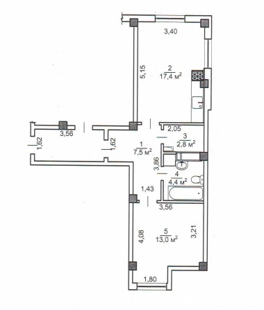 Продам велику видову 1к квартиру - фото 1