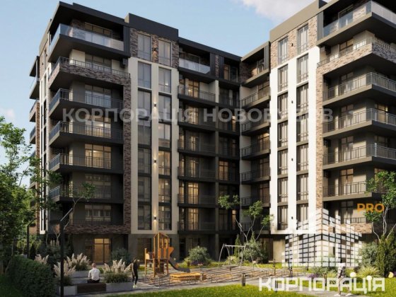 Продаж 1-кімнатної квартири, 38.3м2, новий ЖК в р-ні Проспекту Свободи Ужгород