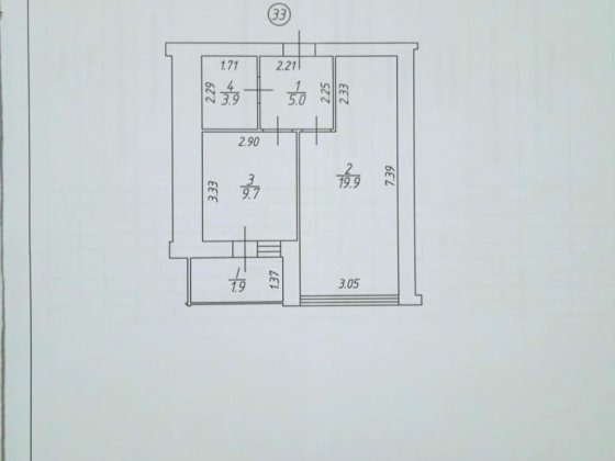 Продам 1 кім.кв.новобудова (Масани) Чернігів