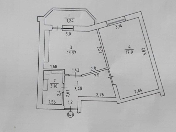 ПРОДАМ 1-но кімнатну квартиру в ЦЕНТРІ міста з Автономним опаленням Чернігів