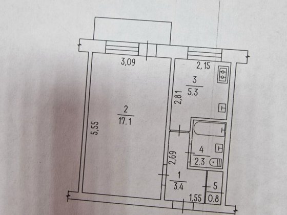 Продам 1-кімнатну квартиру по вул. Різдвʼяна 71 Черкассы
