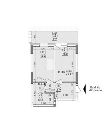 Продаж 1-кімнатної квартири в ЖК “44 AVENUE”  від забудовника - фото 1