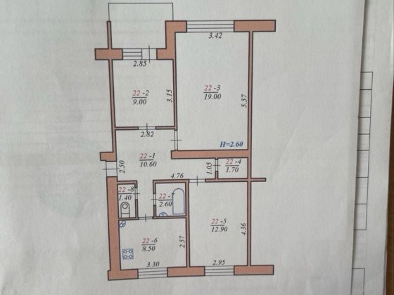 Продаж 3-к квартири, бульвар Героїв Крут Чернівці