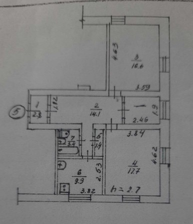 Продам 2-х кімнатну квартиру - фото 1