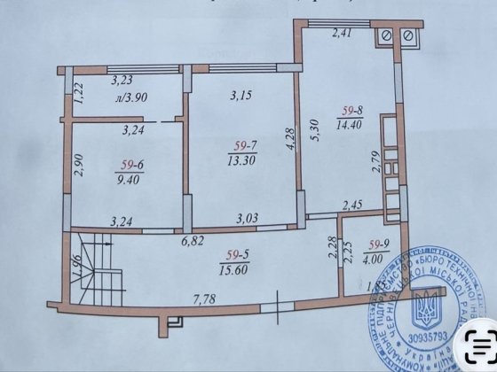 2 кімнатна квартира вул Руська Кромаксбуд, 9 поверх, 78000$, будинок зданий в експлуатацію Чернівці