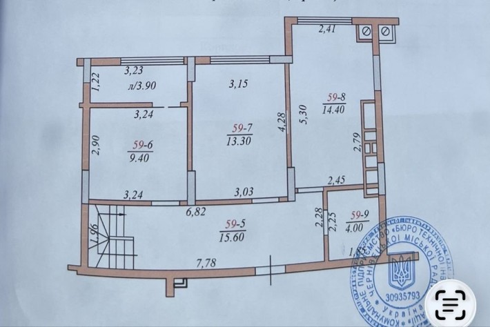 2 кімнатна квартира вул Руська Кромаксбуд, 9 поверх, 78000$, будинок зданий в експлуатацію - фото 1