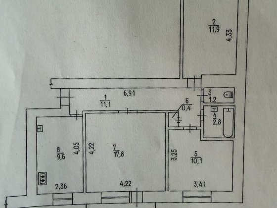 Продаж 3 кімнатної квартири Черкассы