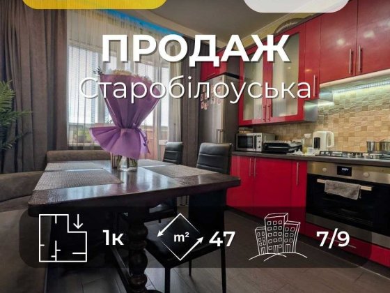Квартира з автономним опаленням та ремонтом 47 м2 RD Чернигов