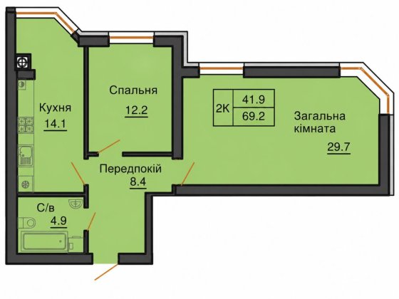Продаж від забудовника‼️ 2 кімн Розтермінування ‼️ЖК Софія Резиденс Резиденція Софіївська Борщагівка