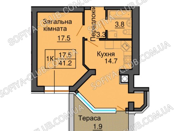 Продаж квартири!‼️ Онокімнатна 40,2 м2 ‼️ ЖК Софія Клубний Софіївська Борщагівка