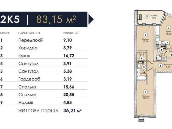 Атмосфера Преміум! Розтермінування! Величезна квартира Софіївська Борщагівка