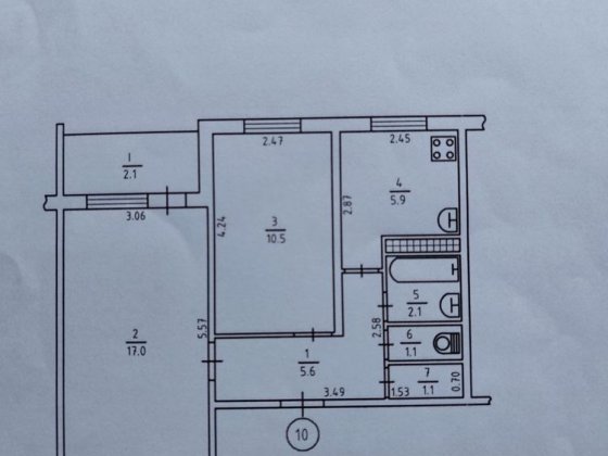 Продаж 2 кімнатна квартира 3 поверх, газ. Леся Курбаса 18 Софіївська Борщагівка