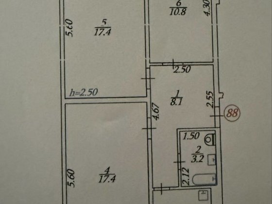Продам 3-х квартиру Ахтырка