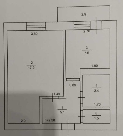 `Продам 1 кімнатну квартиру, Власівка - фото 1