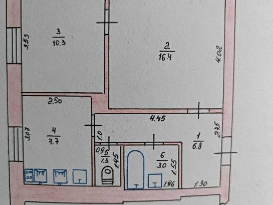 Квартира у центрі м. Ізюм 45,5 кв. м. з індивідуальним газовим опаленням Ізюм