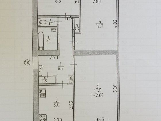 Продам 3-комнатную квартиру возле центрального рынка. Ізюм