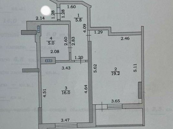 В продаже 1 комнатная квартира Черноморск