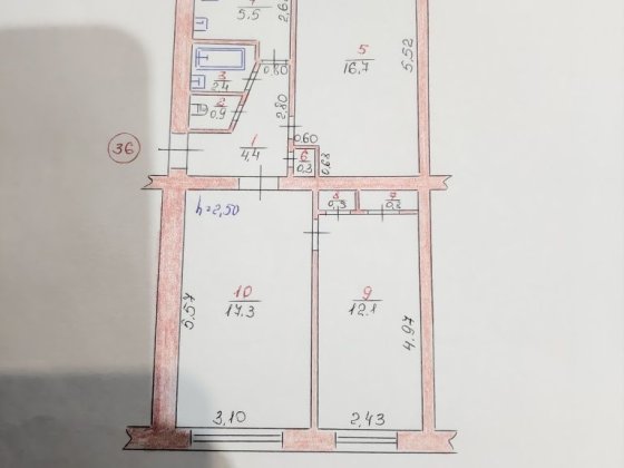 Продам 3х кімнатну квартиру Ковель