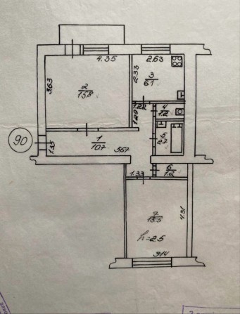Продаж 2х кім. квартира. Центр.  ПРОСП. СТЕПАНА БАНДЕРИ (Генерала Тхора 88) КОНОТОП - фото 1