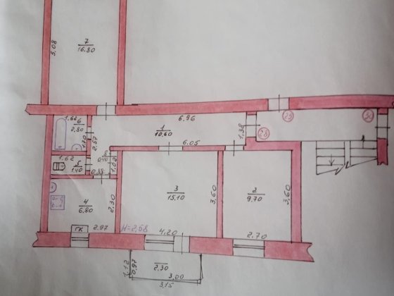 Продам 3-х к. квартиру Люботин (ПМС) Люботин