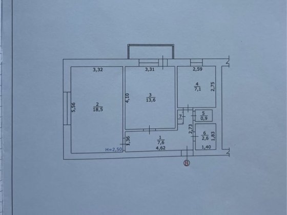 Продаж 2-кімн. квартири під ремонт Звягель
