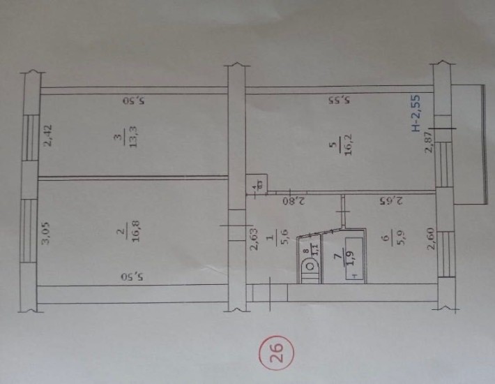 Продаж 3-кімнатної квартири - фото 1