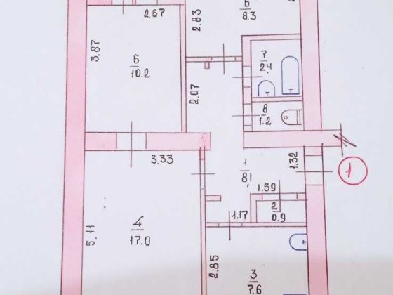 Продам 3х комнатную квартиру Самар