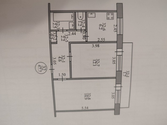 Продам 2 кімнатну квартиру - фото 1