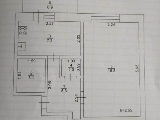Однокімнатна квартира Світловодськ
