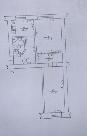 Продається 2 кімнатна квартира у Фастові. - фото 1