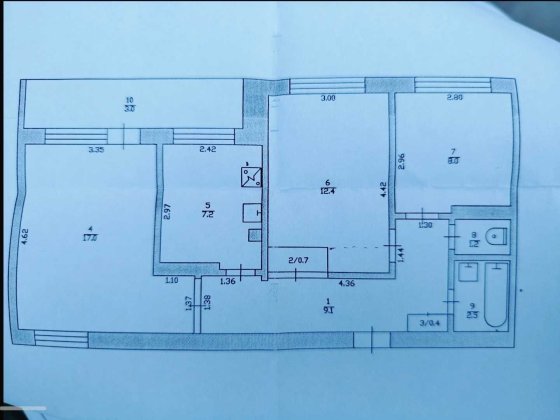3-и кімнатна квартира Южноукраинск
