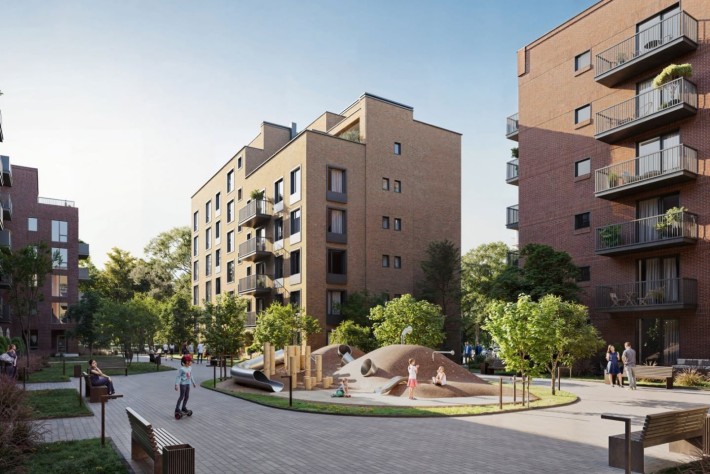 Топове планування 65 м² | Велика кухня-вітальня ЖК WAWEL  3 поверх. - фото 1