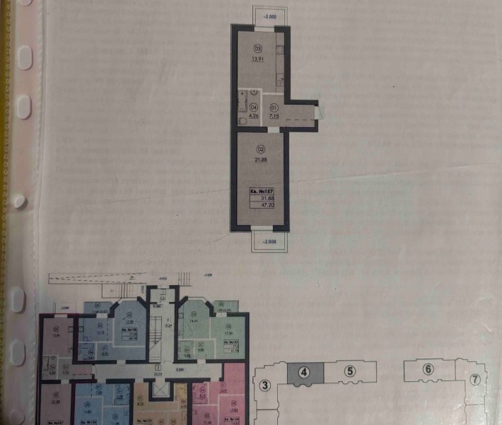 Продам квартира 47.2 кВ.м, Фемили-2 - фото 1