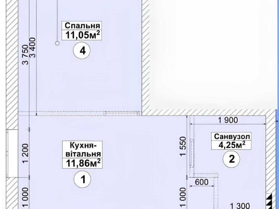 Продаж 1к квартири 27.16 кв. ЖК "Sanville Park" Святопетрівське