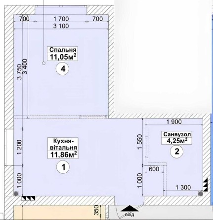 Продаж 1к квартири 27.16 кв. ЖК "Sanville Park" - фото 1