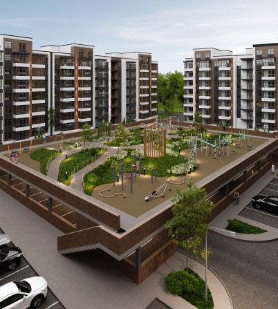 Продаж 3-кімнатна квартира 73,5 м2 ЖК Амстердам СКВЕР, Білогородка. Дворівнева з терасою, ЖК Амстерд - фото 1