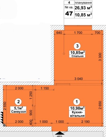 Без комисии! Продам квартиру 27м2 в ЖК Sunville Park. Святопетровское. Потолки до 4,5м. - фото 1