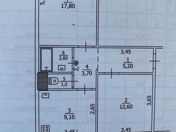 Продаж 2-кімнатної квартири в місті Узин Узин