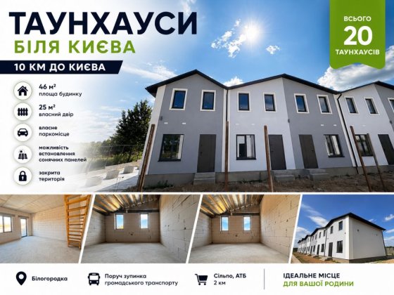 ‼️Власник, таунхаус 45м2 + двір 25м2 + паркінг. НАЙКРАЩА ПРОПОЗИЦІЯ! ЗАХОДЬ НА РЕМОНТ Гнатовка
