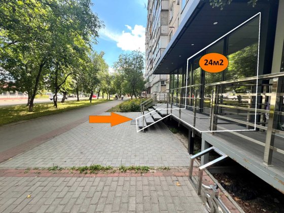 Боярка Оренда фасад Білогородської центр приміщення 24м2 під бізнес Боярка