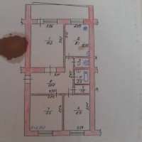 Продам 3-х комнатную квартиру Борзна