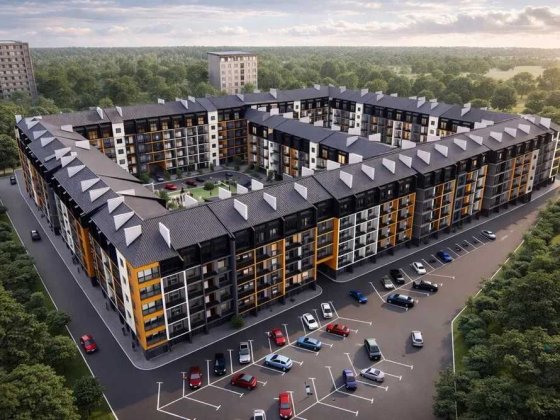 Продаж 1 кім. квартира 38 м2 ЖК Дружній Двір, с. Солонка Солонка