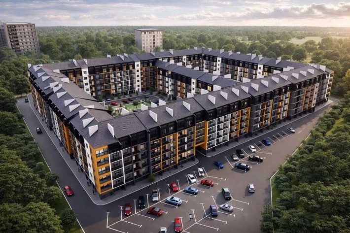Продаж 1 кім. квартира 38 м2 ЖК Дружній Двір, с. Солонка - фото 1