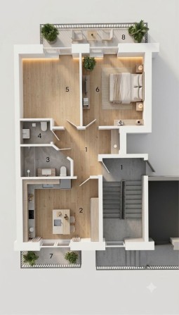 Квартира у зданому будинку | індивідуальне газове опалення | без комісії - фото 1