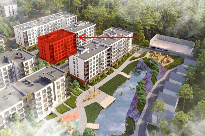Продаж 1к. квартира 52 м.кв.\ЖК прямо під лісом Грінвуд-2, Greenwood 2, забудовник М7, вул. Львівськ - фото 1