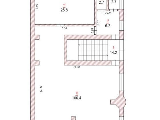 фасадне комерційне приміщення 353 м2 Каменец-Подольский