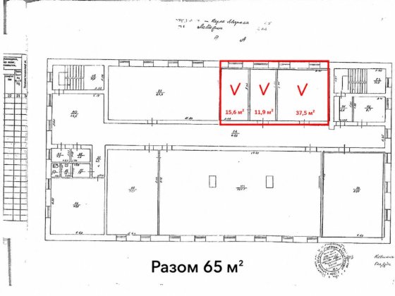 Оренда нежитлових приміщень 65 м² – вул. Героїв Майдану, 25, Лебедин